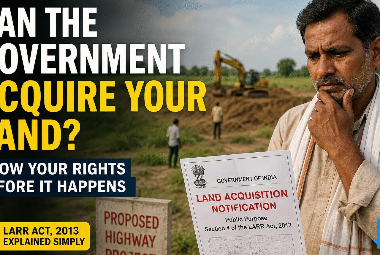 Can the Government Acquire Your Land? Understanding Your Rights Under the LARR Act, 2013